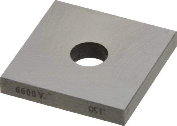 Value Collection - 0.15" Square Steel Gage Block - Accuracy Grade 0, Includes NIST Traceability Certification - Strong Tooling