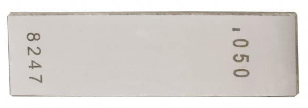 Value Collection - 0.1006" Rectangular Steel Gage Block - Accuracy Grade AS-1, Includes NIST Traceability Certification - Strong Tooling