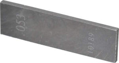 Value Collection - 0.053" Rectangular Steel Gage Block - Accuracy Grade 0 - Strong Tooling