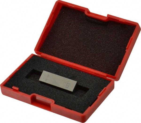 Value Collection - 0.121" Rectangular Steel Gage Block - Accuracy Grade 0, Includes NIST Traceability Certification - Strong Tooling