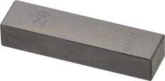 Value Collection - 0.25" Rectangular Steel Gage Block - Accuracy Grade 0, Includes NIST Traceability Certification - Strong Tooling