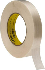 3M - 1" x 60 Yd Clear Rubber Adhesive Packaging Tape - Polypropylene Film Backing, 7.7 mil Thick, 270 Lb Tensile Strength, Series 880 - Strong Tooling