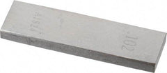 Value Collection - 0.102" Rectangular Steel Gage Block - Accuracy Grade AS-1, Includes NIST Traceability Certification - Strong Tooling