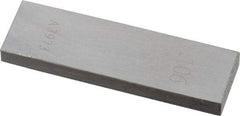 Value Collection - 0.106" Rectangular Steel Gage Block - Accuracy Grade AS-1, Includes NIST Traceability Certification - Strong Tooling