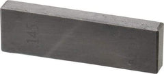 Value Collection - 0.145" Rectangular Steel Gage Block - Accuracy Grade AS-1, Includes NIST Traceability Certification - Strong Tooling