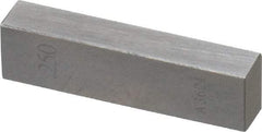 Value Collection - 0.25" Rectangular Steel Gage Block - Accuracy Grade AS-1, Includes NIST Traceability Certification - Strong Tooling