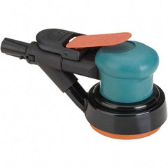 Dynabrade - 12,000 OPM, 14 CFM Air Consumption, Palm Air Orbital Sander - Round Pad, 1/4 NPT Inlet - Strong Tooling