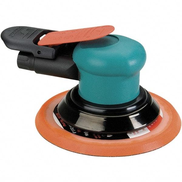 Dynabrade - 12,000 OPM, 14 CFM Air Consumption, Palm Air Orbital Sander - Round Pad, 1/4 NPT Inlet - Strong Tooling