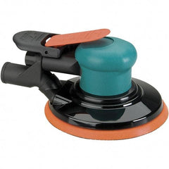 Dynabrade - 12,000 OPM, 14 CFM Air Consumption, Palm Air Orbital Sander - Round Pad, 1/4 NPT Inlet - Strong Tooling