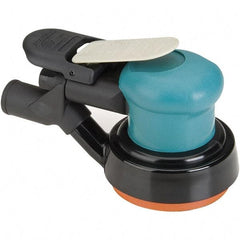 Dynabrade - 12,000 OPM, 14 CFM Air Consumption, Palm Air Orbital Sander - Round Pad, 1/4 NPT Inlet - Strong Tooling