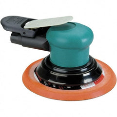 Dynabrade - 12,000 OPM, 14 CFM Air Consumption, Palm Air Orbital Sander - Round Pad, 1/4 NPT Inlet - Strong Tooling