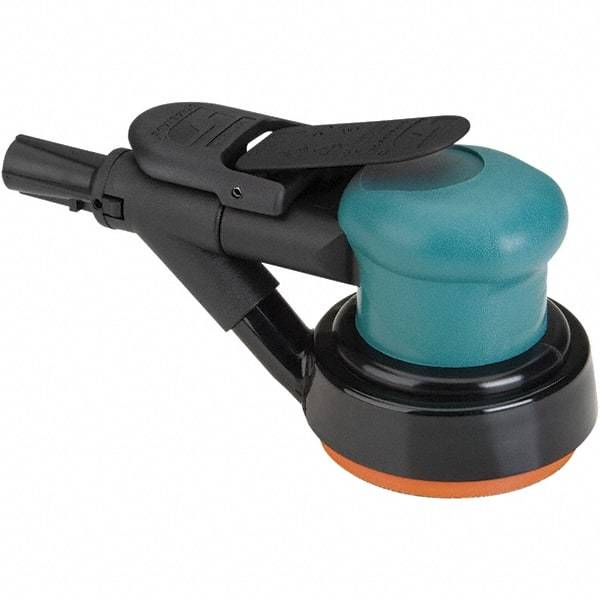 Dynabrade - 12,000 OPM, 14 CFM Air Consumption, Palm Air Orbital Sander - Round Pad, 1/4 NPT Inlet - Strong Tooling