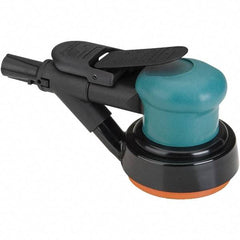 Dynabrade - 12,000 OPM, 14 CFM Air Consumption, Palm Air Orbital Sander - Round Pad, 1/4 NPT Inlet - Strong Tooling