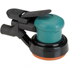 Dynabrade - 12,000 OPM, 14 CFM Air Consumption, Palm Air Orbital Sander - Round Pad, 1/4 NPT Inlet - Strong Tooling