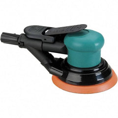 Dynabrade - 12,000 OPM, 14 CFM Air Consumption, Palm Air Orbital Sander - Round Pad, 1/4 NPT Inlet - Strong Tooling