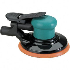 Dynabrade - 12,000 OPM, 14 CFM Air Consumption, Palm Air Orbital Sander - Round Pad, 1/4 NPT Inlet - Strong Tooling