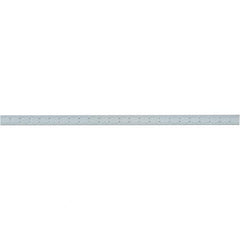 Starrett - 24 Inch Long Blade, 4R Graduation Combination Square Blade - Uncoated, Steel, 1/64, 1/32 1/16 and 1/8 Inch Graduation - Strong Tooling