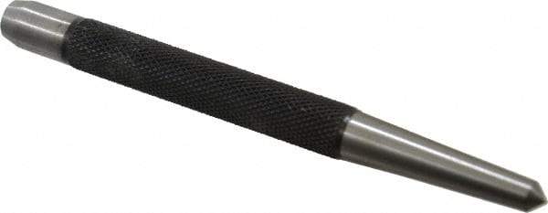 Starrett - 1/4" Center Punch - 5" OAL, Steel - Strong Tooling