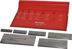 Starrett - 3/8 to 2-1/4 Inch Adjustable Parallel Set - 1-3/4 to 5-1/16 Inch Long, 9/32 Inch Thick, Includes Case, 6 Pieces - Strong Tooling