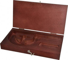 Starrett - Micrometer Case - 3" Max Measurement, Use with 226 & 226M Outside Micrometers - Strong Tooling