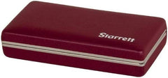 Starrett - Micrometer Case - 1/2" Max Measurement, Use with 232 & 232M Series Outside Micrometers - Strong Tooling