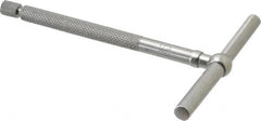 Starrett - 1-1/4 to 2-1/8 Inch, 2-3/8 Inch Overall Length, Telescoping Gage - 2-3/8 Inch Long Handle, Chrome Plated - Strong Tooling