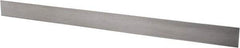 Starrett - 36 Inch Long x 2-13/32 Inch Wide x 7/32 Inch Thick, Square Edge Straightedge - 0.0004 Inch Edge Flatness, Steel, 0.0012 Inch Parallelism - Strong Tooling