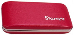 Starrett - Micrometer Case - 1" Max Measurement, Use with 226 & 226M Outside Micrometers - Strong Tooling