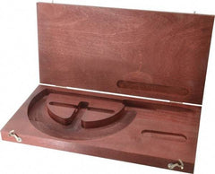 Starrett - Micrometer Case - 6" Max Measurement, Use with 216 & 216M Series Digital Micrometers - Strong Tooling