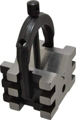 Starrett - 1-7/16 to 2" Capacity, 45 and 90° Angle, Hardened Steel V-Block - 2-1/2" Long x 3" Wide x 2" High, Sold as Individual - Strong Tooling