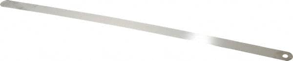 Starrett - 0.016 Inch Thick x 1/2 Inch Wide x 12 Inch Leaf Length, Parallel Feeler Gage - Tempered Steel - Strong Tooling