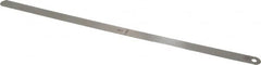 Starrett - 0.017 Inch Thick x 1/2 Inch Wide x 12 Inch Leaf Length, Parallel Feeler Gage - Tempered Steel - Strong Tooling