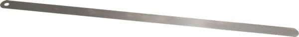 Starrett - 0.02 Inch Thick x 1/2 Inch Wide x 12 Inch Leaf Length, Parallel Feeler Gage - Tempered Steel - Strong Tooling