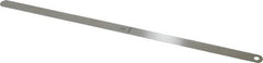 Starrett - 0.024 Inch Thick x 1/2 Inch Wide x 12 Inch Leaf Length, Parallel Feeler Gage - Tempered Steel - Strong Tooling