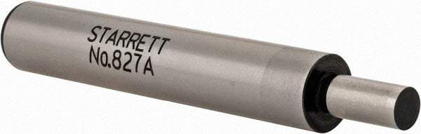 Starrett - 0.2" Head Diam, 3/8" Shank, Single End, Mechanical Edge Finder - Cylindrical Contact - Strong Tooling