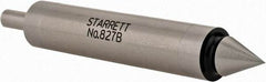 Starrett - 0.2" Head Diam, 1/2" Shank, Double End, Mechanical Edge Finder - Conical and Cylindrical Contact - Strong Tooling