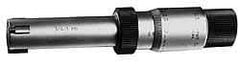 Starrett - 4 to 5", 4" Gage Depth, Mechanical Inside Hole Micrometer - 0.0003" Graduation, 0.00025" Accuracy, Ratchet Stop Thimble - Strong Tooling