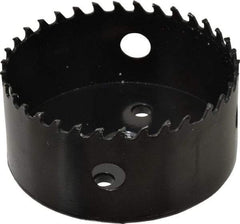 Starrett - 3-3/4" Diam, 1-5/8" Cutting Depth, Hole Saw - Carbide-Tipped Saw, Toothed Edge - Strong Tooling