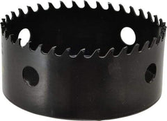 Starrett - 4-1/8" Diam, 1-5/8" Cutting Depth, Hole Saw - Carbide-Tipped Saw, Toothed Edge - Strong Tooling