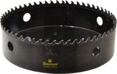 Starrett - 6" Diam, 1-5/8" Cutting Depth, Hole Saw - Carbide-Tipped Saw, Toothed Edge - Strong Tooling