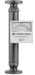 King - 2" Flange Port PVC/Hastelloy Flowmeter - 125 Max psi, 100 GPM, PVC - Strong Tooling