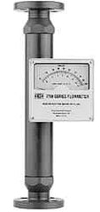 King - 2" Flange Port PVC/Hastelloy Flowmeter - 125 Max psi, 100 GPM, PVC - Strong Tooling