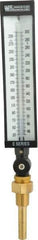 WGTC - 30 to 300°F, Industrial Thermometer with Standard Thermowell - 3-1/2 Inch Stem Length, 1-1/4 to 18 Inch Thread - Strong Tooling