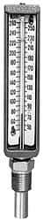 WGTC - 40 to 260°F, Back Angle Industrial Thermometer - 2 Inch Stem Length - Strong Tooling