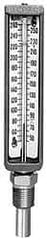 WGTC - 40 to 260°F, Back Angle Industrial Thermometer - 2 Inch Stem Length - Strong Tooling