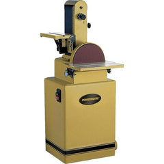 Jet - 48 Inch Long x 6 Inch Wide Belt, 9 Inch Diameter, Combination Sanding Machine - 1-1/2 HP, Three Phase - Strong Tooling