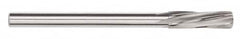 Magafor - 0.2489mm Solid Carbide 4 Flute Chucking Reamer - Spiral Flute, 0.118" Straight Shank, 3/64" Flute Length, 1-17/32" OAL - Strong Tooling