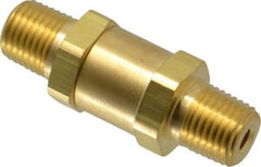 Parker - 3,000 Max psi, 1/4" Pipe, MNPT x MNPT End Connections, Brass Instrumentation Filter - Micro Rating 1, Viton Seal - Strong Tooling