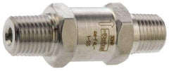 Parker - 6,000 Max psi, 1/4" Pipe, MNPT x MNPT End Connections, Stainless Steel Instrumentation Filter - Micro Rating 1, 316 Grade, Viton Seal - Strong Tooling