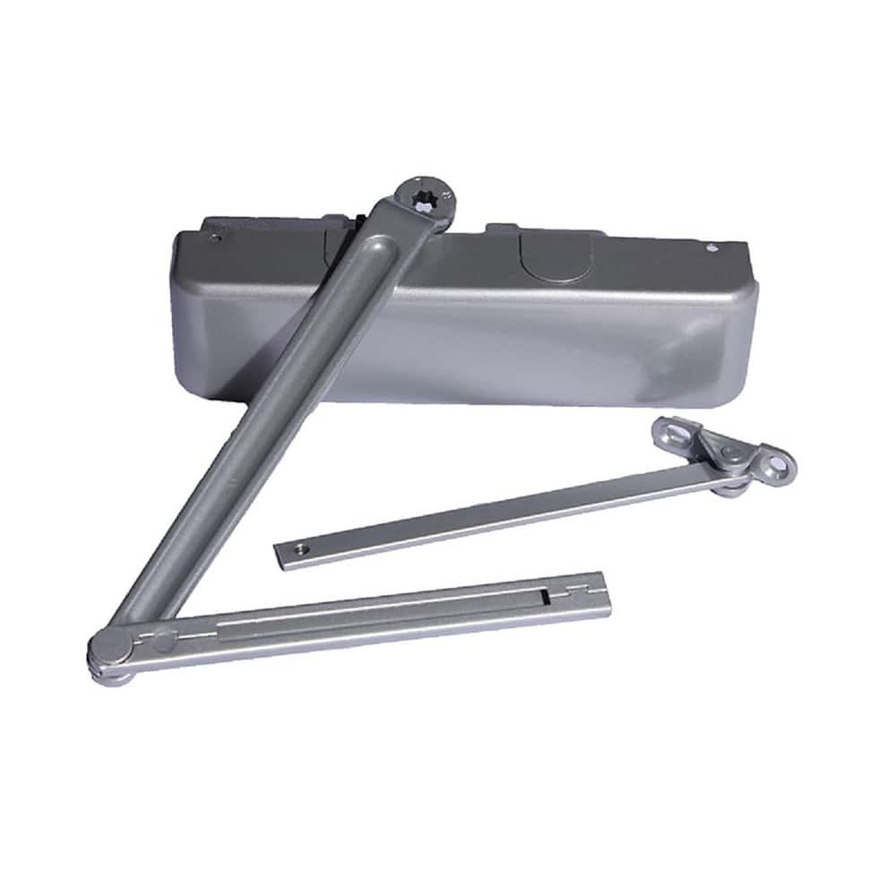 Door Closer Damper: 200 lb Load Capacity Aluminum, Non-Handed